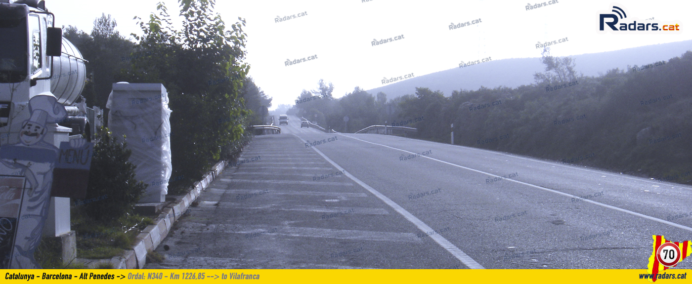 radar velocitat ordal n340 km1226