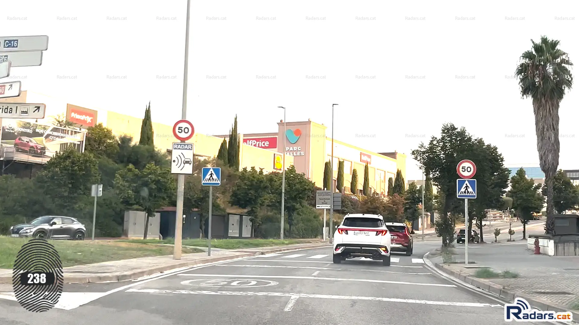 Fotografia Senyal Velocitat Multaradar C Terrassa Carrer de Colom 453 sentit Centre