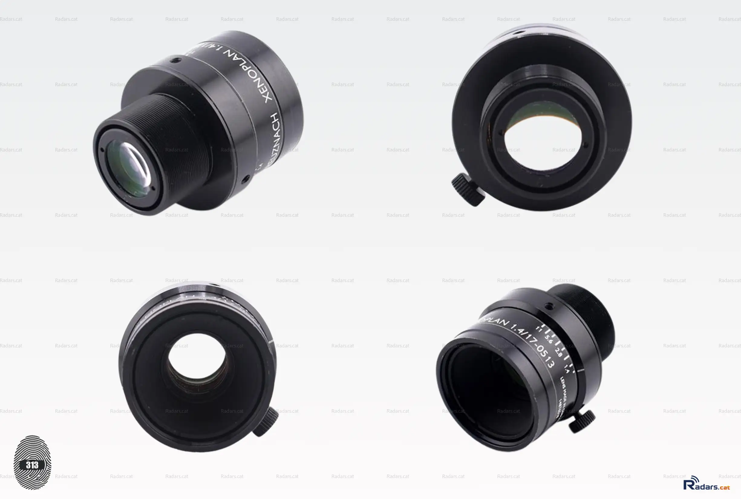 Imatge muntatge de les diferents vistes que té l'òptica