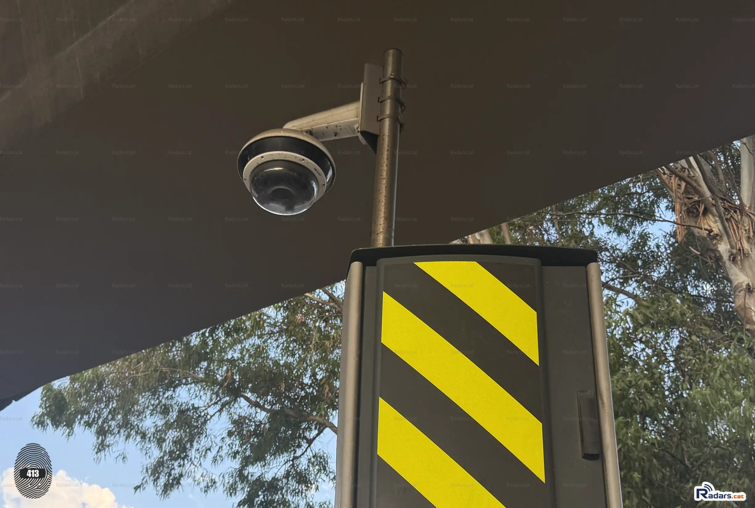 Foto Camara Panoràmica 4 Sensors Hikvision Instalada en Radar Castelldefes C246 - HERO
