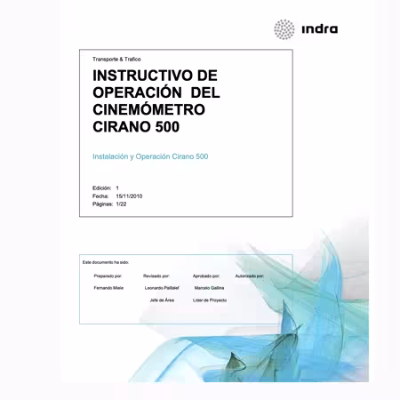 Manual instal·lació radar Cirano portàtil i gestió de programari