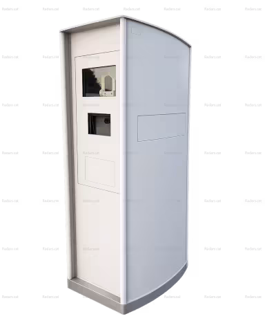 Cabina Universal que pot allotjar els diferents radars de velocitat com el Cirano500, Autovelox, Rai2002 ,Multanova etc...
