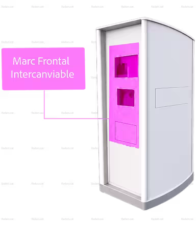 Detall marc fronat  intercanviable cabina cabina radar universal